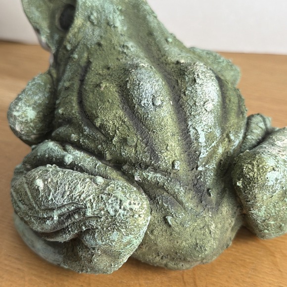 Vintage Outdoors Garden Landscape Green Frog Plastic - Picture 6 of 11